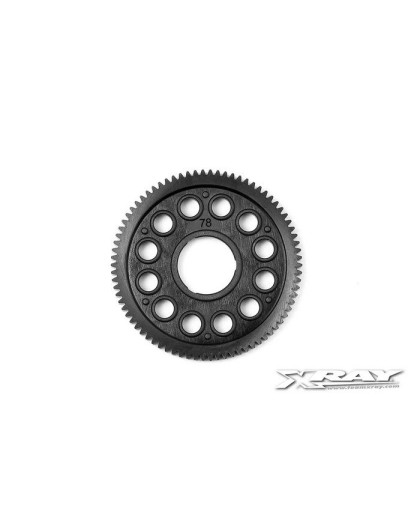COMPOSITE SPUR GEAR - 78T / 64P - 375878 - XRAY COMPOSITE SPUR GEAR - 78T / 64P - 375878 - XRAY