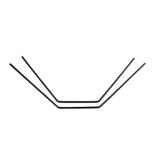 ANTI-ROLL BAR FRONT & REAR 1.0 MM - 382411 - XRAY