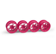 XRAY M18MT STARBURST WHEELS - PINK (4) - 389948 - XRAY