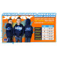 XRAY JUNIOR SWEATER HOODED WITH ZIPPER - BLUE (M) - XRAY - 395601M