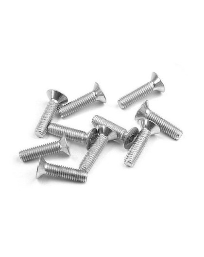 HEX SCREW SFH M3x12 - SILVER (10) - 904312 - XRAY