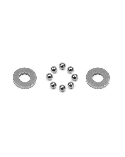 CARBIDE BALL-BEARING AXIAL 2.5x5.4x0.8 - 930125 - XRAY