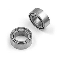 BALL-BEARING 4x7x2.5 STEEL SEALED - OIL (2) - 930407 - XRAY