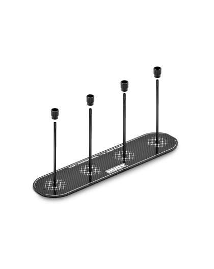 Support de pneus 1/10 Touring + Housse de rangement - HUDY - 105015