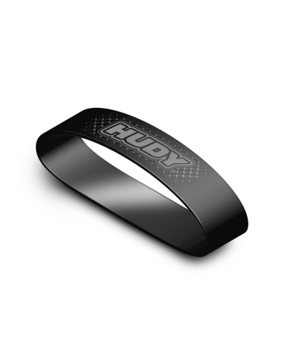 Elastique de collage 1/8 - Noir (4) - HUDY - 105251-K