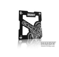 "HUDY QUICK CAMBER GAUGE 1/8 OFF-ROAD 1° 2° 3° - 107751 - HUDY"