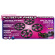 ALU SET-UP WHEEL FOR 1/10 RUBBER TIRES (4) - 109370 - HUDY