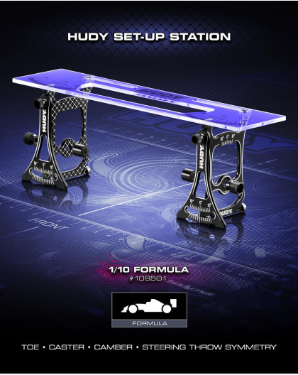 HUDY SET-UP STATION FOR 1/10 FORMULA CARS - HUDY - 109501