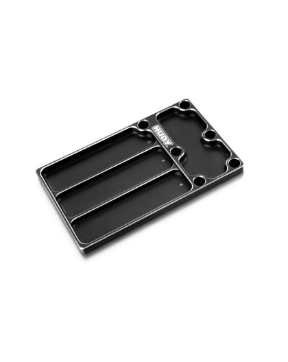 Plateau alu Hudy pour différentiels TT 1/10 - HUDY - 109840