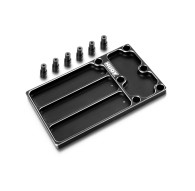 HUDY ALU TRAY FOR 1/8 OFF-ROAD DIFF ASSEMBLY - 109841 - HUDY