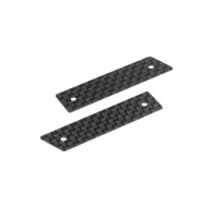 1/10 TOURING BODY ANTI-TUCK CARBON STIFFENER REAR (2) - HUDY - 209260