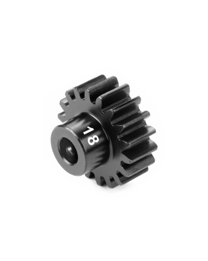 HUDY PINION GEAR - HARD STEEL - 18T (MODULE 1) - HUDY - 294318