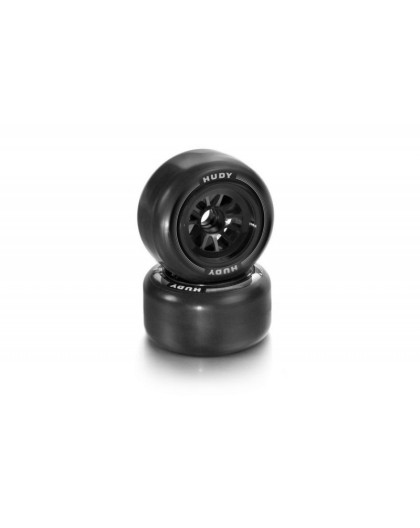 Pneus Hudy 1/10 Formule 1 Avant (2) - HUDY - 803072 Pneus Hudy 1/10 Formule 1 Avant (2) - HUDY - 803072
