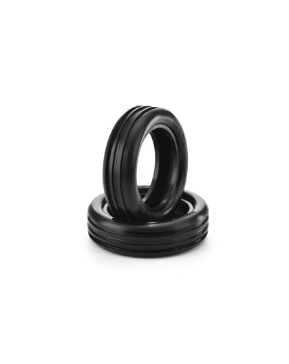 Pneus TT 1/10 avant 2WD - 302 - Soft (2) - HUDY - 812302D-S