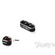 Passe fils 3 trous 4mm (14awg) Noir - T-WORKS - EA-046-B4-BK