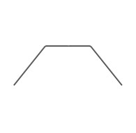 X4 ANTI-ROLL BAR - REAR 1.1 MM - XRAY - 303821