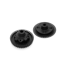 X4 COMPOSITE GEAR DIFF. CASE WITH 38T PULLEY & COVER - XRAY - 304911