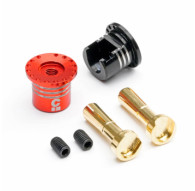 ALUMINIUM HEATSINK PLUG GRIPS WITH 4MM BULLETS - CENTRO - C0347