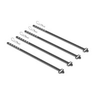 CARBON TIRE STICK 1/10 ON & OFF-ROAD 5MM HOLE (4) - HUDY - 105121