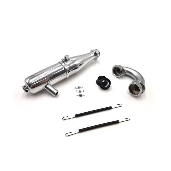 MUFFLER 3.5cc EFRA 2131 + MANIFOLD - MEDIUM - CHROME - 659505 - FX