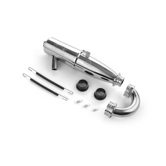 MUFFLER 3.5cc EFRA 2108 + MANIFOLD - SHORT-MEDIUM - 659507 - FX