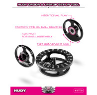 HUDY DROOP & UPSTOP SET-UP TOOL 1/10 TC - HUDY - 107730
