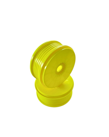 Wheels 1/8 Buggy Ultra yellow (2) - 6MIK - PJ804