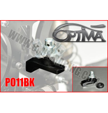 Support carrosserie arrière sur silent-bloc - NOIR - OPTIMA - PO11BK