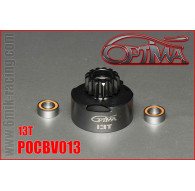 13t Vented Clutch Bell + 2pcs 5x10 Bearing - OPTIMA - POCBV013
