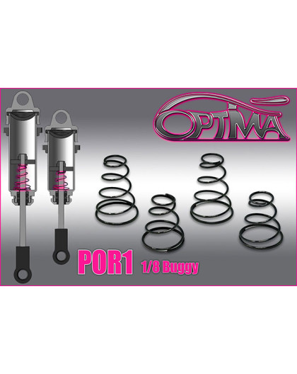 1/8 F/R inner shock springs (4) - OPTIMA - POR1