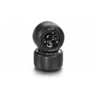 HUDY 1/10 FORMULA RUBBER TIRE - REAR (2) - 803082 - HUDY