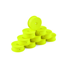 1/10 OFF-ROAD WHEEL - 2WD – FRONT – YELLOW (10) - HUDY - 803211-Y