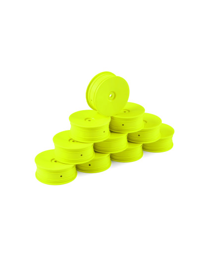 1/10 OFF-ROAD WHEEL - 2WD – FRONT – YELLOW (10) - HUDY - 803211-Y