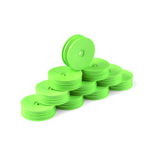 1/10 OFF-ROAD WHEEL - 2WD FRONT NARROW – GREEN (10) - HUDY - 803221-G