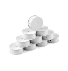 1/10 OFF-ROAD WHEEL - 4WD – FRONT – WHITE (10) - HUDY - 803231