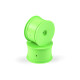 1/10 OFF-ROAD WHEEL - 2WD/4WD – REAR – GREEN (2) - HUDY - 803240-G
