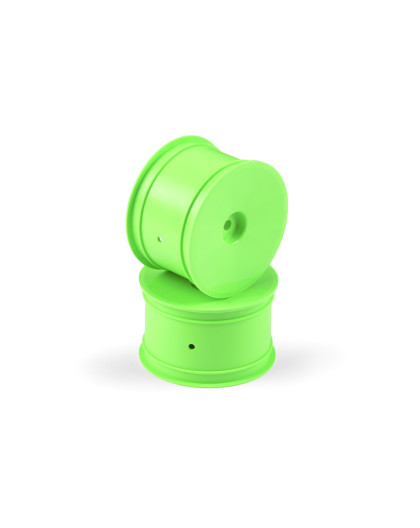 1/10 OFF-ROAD WHEEL - 2WD/4WD – REAR – GREEN (2) - HUDY - 803240-G