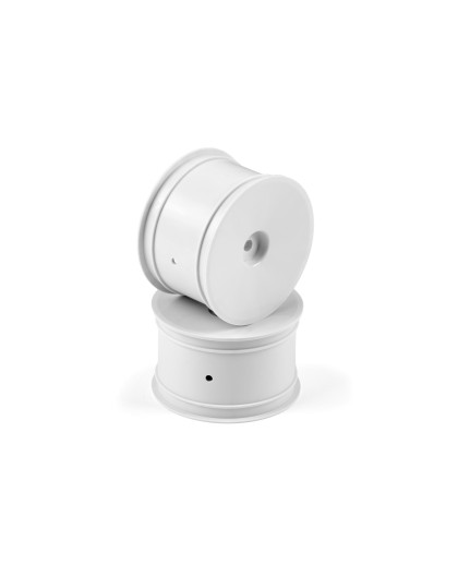 Jantes TT 1/10 arrière 2WD/4WD - Blanc (2) - HUDY - 803240