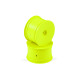 Jantes TT 1/10 arrière 2WD/4WD - Jaune (2) - HUDY - 803240-Y