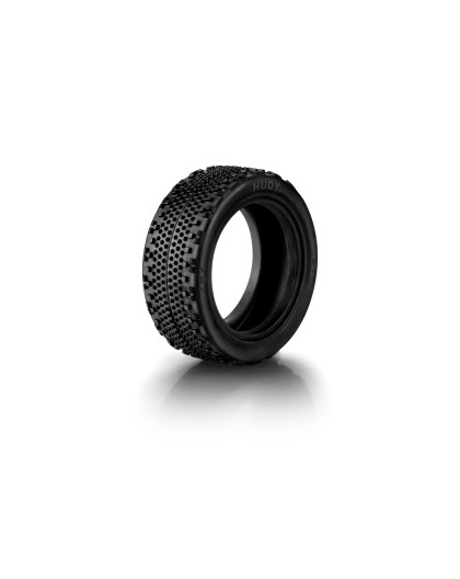 HUDY 1/10 OFF-ROAD TIRE 4WD FRONT CARPET - 101 (2) - HUDY - 814101