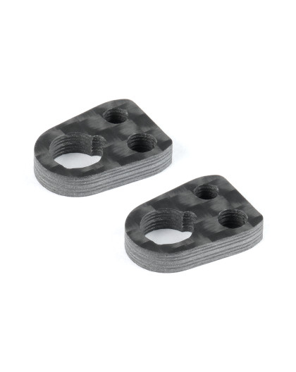 X4 CARBON PLATE SUSPENSION ARM UPSTOP (2) - XRAY - 302103