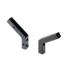 X4 ALU SHOCK HOLDER REAR FIXED FOR UNI BULKHEADS (2) - XRAY - 302978