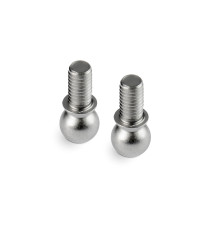 X4 Rotule 4.9mm avec filetage M3x5.5mm (2) - XRAY - 303262