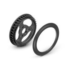 COMPOSITE PULLEY 38T FOR ALU SOLID AXLE - XRAY - 305168