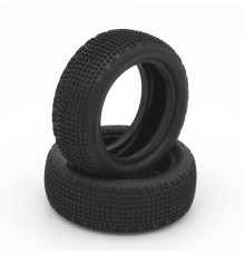 PAIR OF 110 TYRES CARPET 4WD SOFT/MEDIUM FRONT LOW PROFILE -HOT RACE