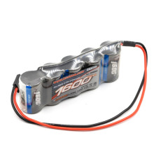 Accu de réception Ni-Mh Plat 1600mah - JR - NOSRAM - 999603
