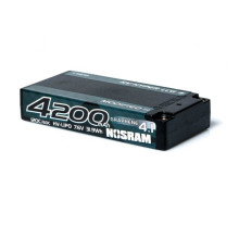 Accu Lipo HLCG 4200mah 2S HV Shorty Graph. 120C/60C - NOSRAM - 999753
