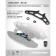 X4 CARBON UPPER HOLDER FOR BUMPER FOR UNI BULKHEADS - XRAY - 301253