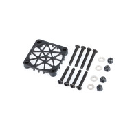 Aluminium safety mesh for 30mm fan - black - NOSRAM - 901980