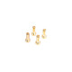 4mm Gold Connectors - 14mm length (4 pcs.) - NOSRAM - 999202